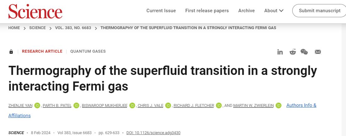 熱學(xué)領(lǐng)域24年開年第一篇Science