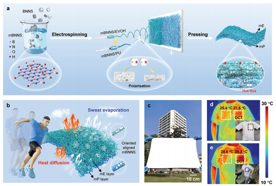 一種用于個(gè)人熱管理（PTM）的紡織材料