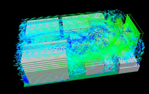 風(fēng)扇仿真流場