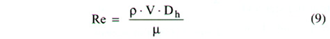 Reynolds數(shù)Re的表達式