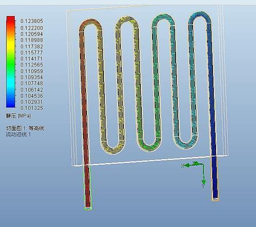 利用FLOEFD進行水冷板的仿真計算