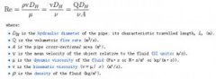 雷諾數(shù)的計算